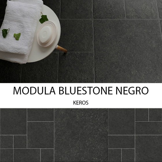 KEROS MODULA BLUESTONE NEGRO 100x100